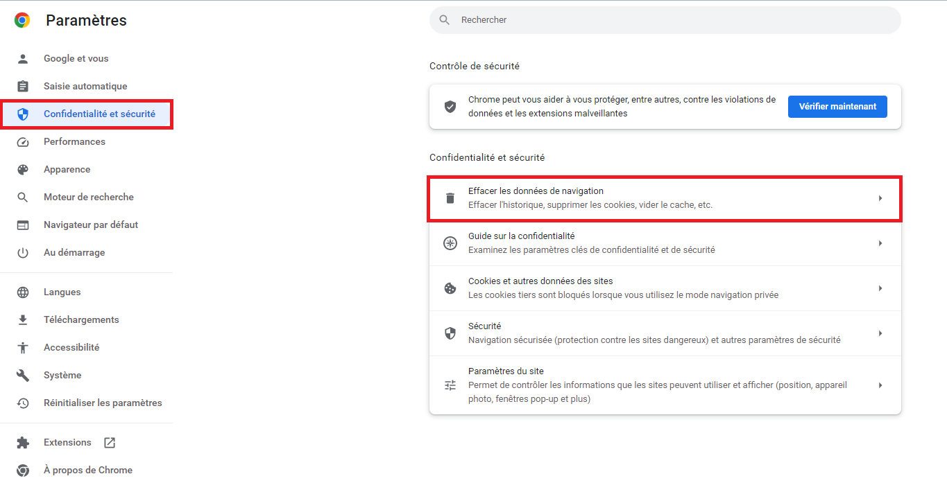 Comment vider le cache 🗑️ et les cookies 🍪 sur Chrome