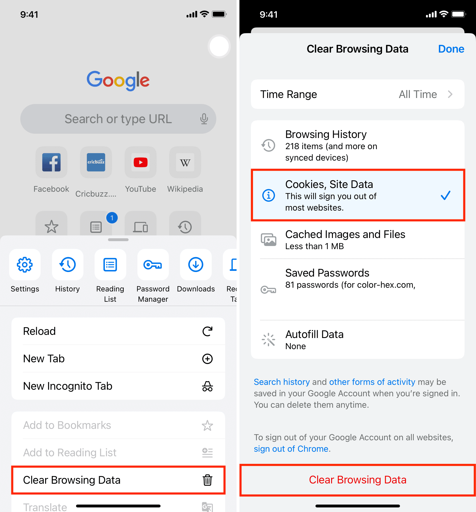 How to clear cache 🗑️ and cookies 🍪 on Chrome